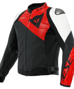 DAINESE SPORTIVA LEATHER JACKET PERF RED