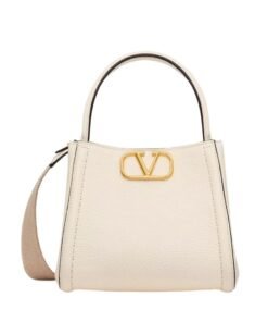 VALENTINO GARAVANI ALLTIME SMALL HANDBAG IN GRAINY CALFSKIN