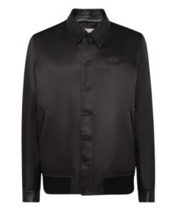 PHILIPP PLEIN WOOL BOMBER DOG