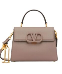 VALENTINO GARAVANI SMALL VSLING GRAINY CALFSKIN HANDBAG