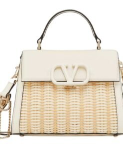 VALENTINO GARAVANI SMALL VSLING WICKER HANDBAG