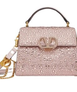 VALENTINO GARAVANI VSLING MINI HANDBAG WITH SPARKLING EMBROIDERY