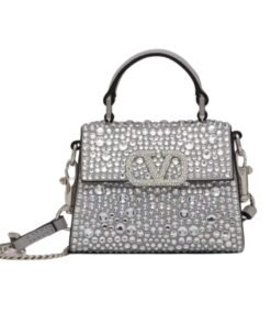 VALENTINO GARAVANI MICRO VSLING EMBROIDERED HANDBAG