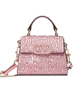 VALENTINO GARAVANI MICRO VSLING EMBROIDERED HANDBAG
