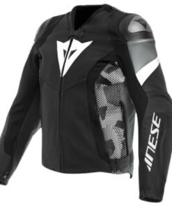 DAINESE AVRO 5 LEATHER JACKET WHITE