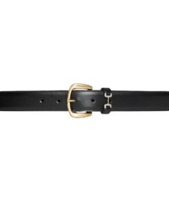 GUCCI BELT WITH CRYSTAL HORSEBIT