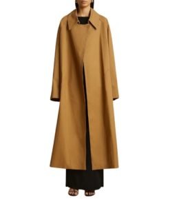 KHAITE THE MINNIE COAT IN KHAKI