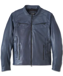 HARLEY DAVIDSON MEN'S CAPITOL TRIPLE VENT SYSTEM 2.0 LEATHER JACKET