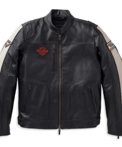 HARLEY DAVIDSON MEN'S ENDURO LEATHER RIDING JACKET BLACK