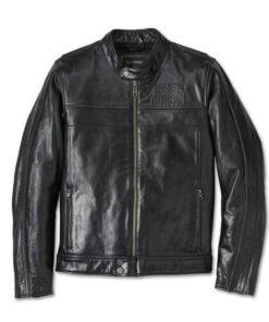 HARLEY DAVIDSON MENS HD CAFE RACER LEATHER JACKET