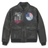HARLEY-DAVIDSON MEN'S ARCHER BOMBER LEATHER JACKET