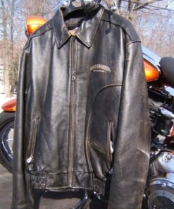 MEN’S HARLEY DAVIDSON BIKER LEATHER JACKET