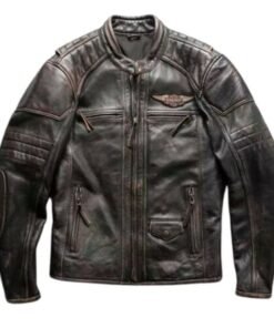 MEN’S HARLEY DAVIDSON BIKER LEATHER JACKET