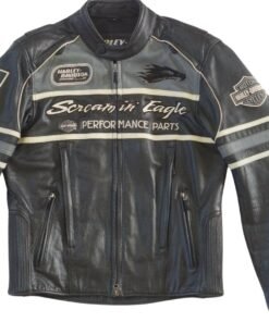MEN’S HARLEY DAVIDSON BIKER LEATHER JACKET