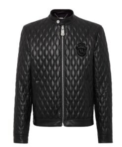 BILLIONAIRE QUILTED LEATHER JACKET