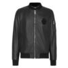 BILLIONAIRE BASIC LEATHER BOMBER
