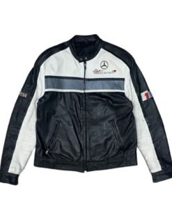 MERCEDES BENZ MCLAREN F1 WEST LEATHER JACKET