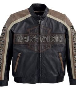 MEN’S HARLEY DAVIDSON BIKER LEATHER JACKET