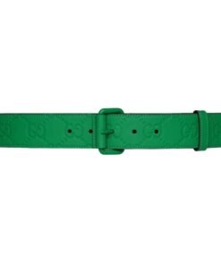 GUCCI GG RUBBER-EFFECT BELT