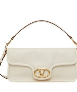 VALENTINO GARAVANI VLOGO 1960 NAPPA LEATHER SHOULDER BAG