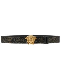 VERSACE LA MEDUSA BAROCCO REVERSIBLE BELT 4 cm
