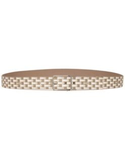 BALLY COUNTRY 35MM REVERSIBLE AND ADJUSTABLE BELT IN PENNANT MOTIF AND LEATHER