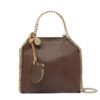 STELLA MCCARTNEY FALABELLA SCALE-EMBOSSED TINY TOTE BAG