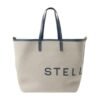 STELLA MCCARTNEY LOGO CANVAS BEACH TOTE BAG