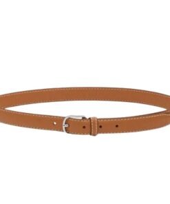 LA GARCONNE TOTÊME SLIM TROUSER BELT — BROWN