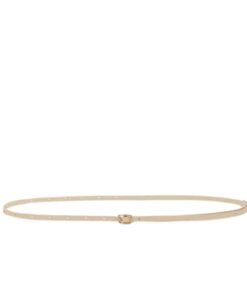 LA GARCONNE AURALEE LEATHER NARROW LONG BELT
