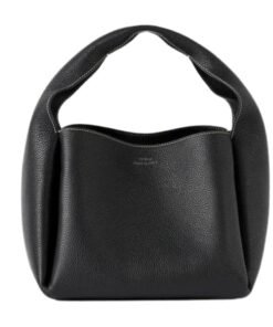 LA GARCONNE TOTÊME BUCKET BAG — BLACK