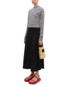 LA GARCONNE PLAN C STRAW BUCKET POCHETTE