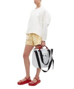 LA GARCONNE PLAN C MEDIUM PRINTED SHOPPER BAG