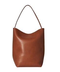 LA GARCONNE THE ROW LARGE N/S PARK TOTE DARK CUIR