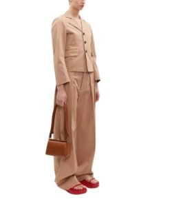 LA GARCONNE PLAN C MINI LEATHER SHOULDER BAG