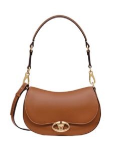 SMALL VALENTINO GARAVANI OHVAL SHOULDER BAG IN NAPPA CALFSKIN