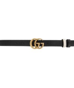 GUCCI GG MARMONT REVERSIBLE THIN BELT