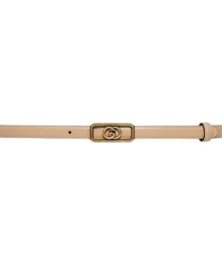GUCCI THIN BELT WITH INTERLOCKING G BUCKLE