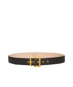 BALMAIN LEATHER COIN BELT BELT