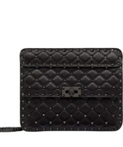 VALENTINO GARAVANI MEDIUM NAPPA ROCKSTUD SPIKE BAG