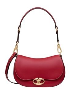 SMALL VALENTINO GARAVANI OHVAL SHOULDER BAG IN NAPPA CALFSKIN