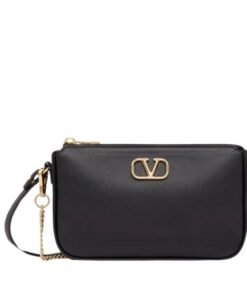 VALENTINO GARAVANI MINI VLOGO SIGNATURE CALFSKIN CROSSBODY BAG