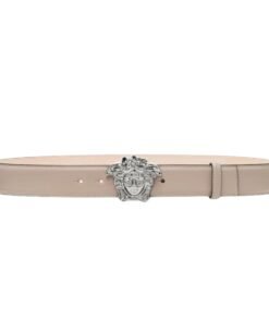 VERSACE LA MEDUSA LEATHER BELT 4CM