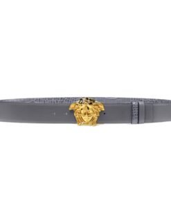 VERSACE LA MEDUSA REVERSIBLE LEATHER BELT 4 cm