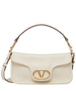 VALENTINO GARAVANI VLOGO 1960 NAPPA LEATHER MEDIUM SHOULDER BAG