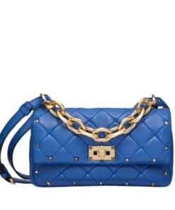 VALENTINO GARAVANI ROCKSTUD SPIKE IN NAPPA PATCHWORK