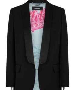 DSQUARED2 CRYSTAL FRINGED BLAZER