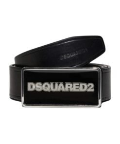 DSQUARED2 LOGO PLAQUE BELT