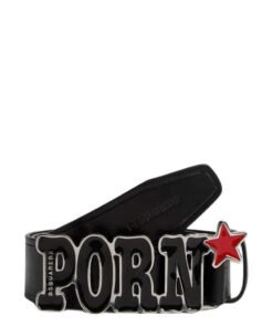 DSQUARED2 ROCCO PLAQUE BELT