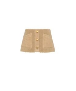 PRADA SHEARLING SKIRT